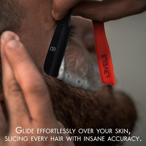 Level 3 Milly Razor - Fast and East to Assemble - Excellent Grip and Control - Straight Razor Holder- Level Three Holder
