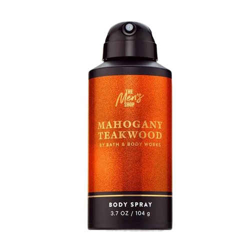 Bath & Body Works Body Spray for Men - Mahogany Teakwood Scent | Long-Lasting 8 oz Fragrance