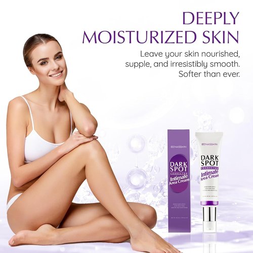EnaSkin Dark Spot Remover Cream for Intimate Parts: Skin Bleaching Cream Dark Spots Corrector for Face and Body, Underarm, Inner Thighs, Bikini Area, Elbows & Knees - 2 Fl Oz