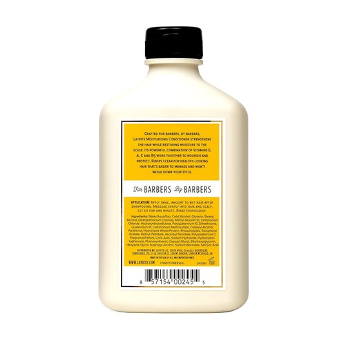 Layrite Moisturizing Conditioner - Nourishing Formula for Soft, Healthy Hair | 10 Fl Oz