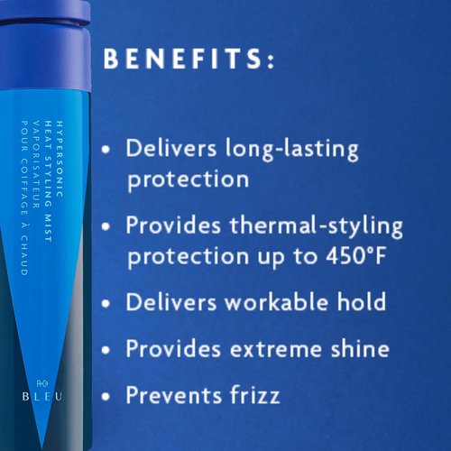 R+Co Hypersonic Heat Styling Mist - Protects Hair from Heat Damage & Adds Shine - 6.7 oz