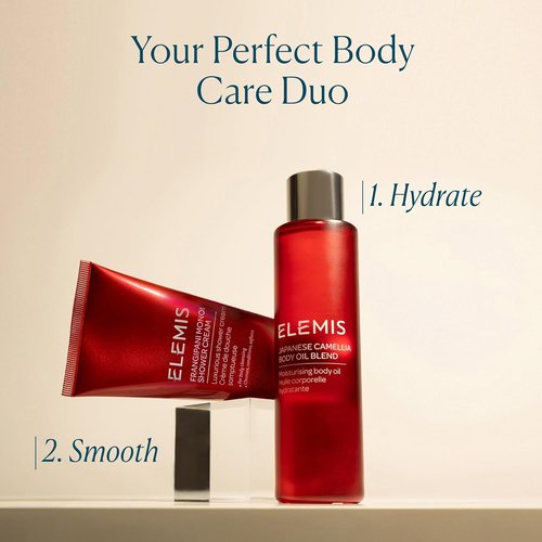 ELEMIS Japanese Camellia Body Oil Blend - Luxuriously Lightweight Nourishing Oil for Stretch Marks | 100 mL
