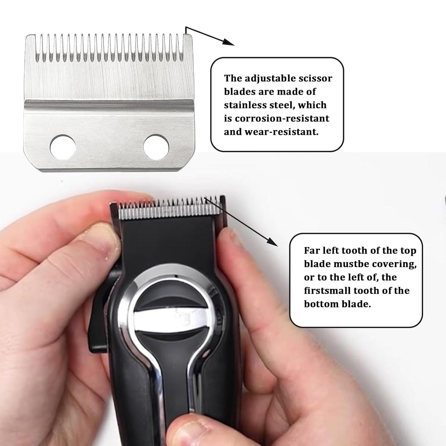Wahl 2161 Clipper Blade - Replacement for 5 Star Cordless Magic Clip #8148 | 6X0 Balding Clippers