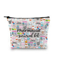 GJTIM Pharmacist Gift Pharmacy Graduation Gift Pharmacists Survival Kit Pharmacist Cosmetic Bags for Pharmacy Tech (Survival Pharmacist 2 Bag), Medium