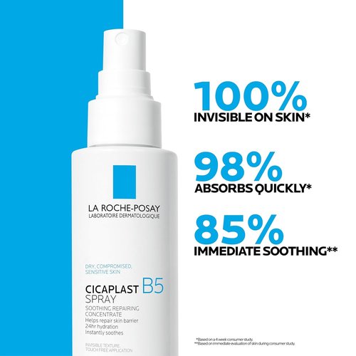 La Roche-Posay Cicaplast B5 Spray - Hydrating Face Mist With Vitamin B5 & Madecassoside | Soothes Sensitive Skin