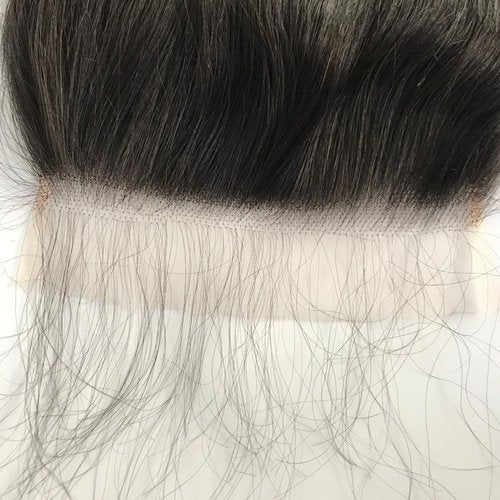 Grand Nature 5x5 HD Lace Closure, Virgin Human Hair Lace Closure Straight, Pre Plucked Natural Hair Line With Bleachable Knots