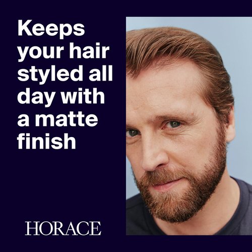 Horace Hair Wax Pomade for Men - Strong Hold & Matte Finish - Refillable 50 ml - Woody Scent