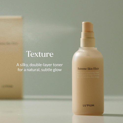 LU'PIUM Extreme Skin Elixir - Hydrating Ampoule Mist for Dry Sensitive Skin | Vegan Facial Spray (100ml)