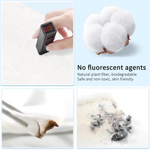 Classycoo Compressed Towel 100 PCS Mini Tablets Disposable Portable Face Towel Cotton Coin Tissue for Travel, Camping, Hiking, Sport, Beauty Salon, Home Hand Wipes and Other Outdoor Activities (White)