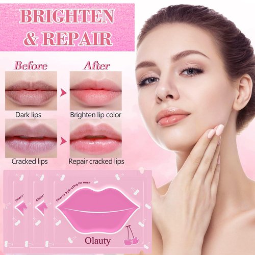 30 Pairs Lip Mask & Eye Mask, Gold Crystal Gel Collagen Eye Patches for Puffy Eyes, Chapstick Bulk, Bridesmaid Gifts, Anti Wrinkle Patches for Lip, Hangover Kit, Bulk Gifts, Galentines Day Decorations