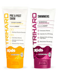 TRIHARD Kids Chlorine Defense Shampoo & Conditioner Set - Tear-Free Swim Hair Protection, 8 oz