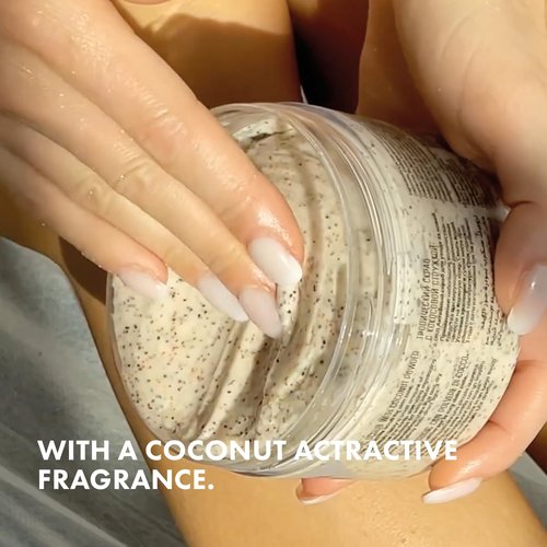 Miraveda by Italwax Tropic Scrub - Exfoliating Coconut Shell Scrub - 250ml for All Skin Types