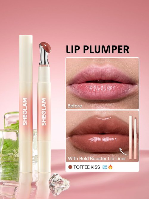 SheGlam Hydrating Lip Gloss - Cruelty-Free Plumping Formula in Toffee Kiss Shade