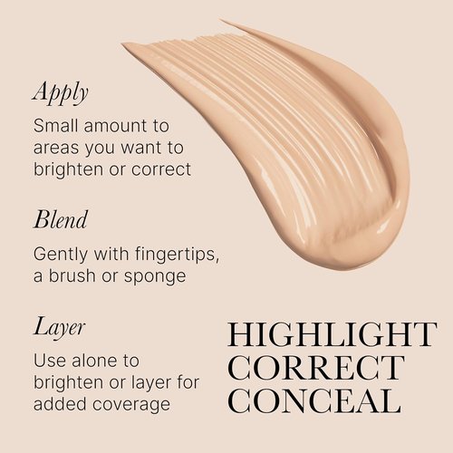 Rodial Peach Lowlighter - Mini Hydrating Under Eye Brightener | 0.05 fl oz with Hyaluronic Acid & Vitamin E