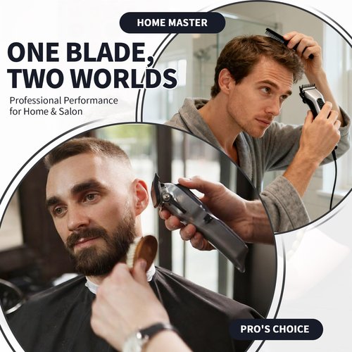 Professional 3 Hole Standard Clipper Replacement Blade Compatible with Wahl De*igner, Se*ior, Cordless De*igner, and Pilot clippers (Black) (2 Pack)