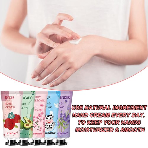 74 Pack Hand Cream Gift Set For Women and Girls,Easter Basket Stuffers,Mothers Day Gifts,Teacher Appreciation Gifts,Natural Plant Hand Lotion For Dry Cracked Hands,Scented Mini Hand Lotion Travel Size