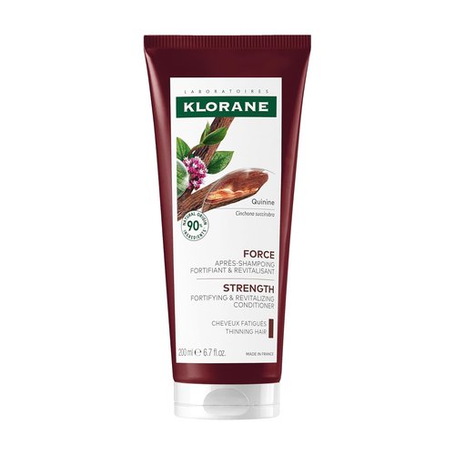 Klorane Strengthening Conditioner with Quinine - Natural Hair Thinning Solution for Thicker, Stronger Hair - 6.7 fl. oz.