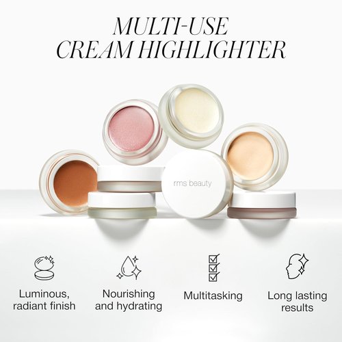 RMS Beauty Luminizer - Cream Highlighter for Radiant Glow | Face & Eye Highlighter Balm