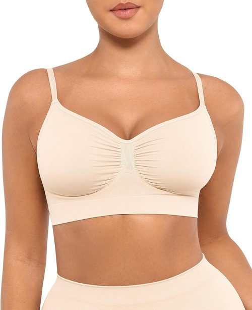 FeelinGirl Bralettes for Women - Comfortable Seamless Supportive Bras | No Underwire, Everyday Wear