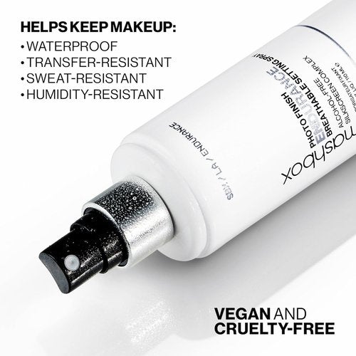 Smashbox Photo Finish Endurance Setting Spray - Lightweight, Long-Lasting Hydration for Makeup Locking