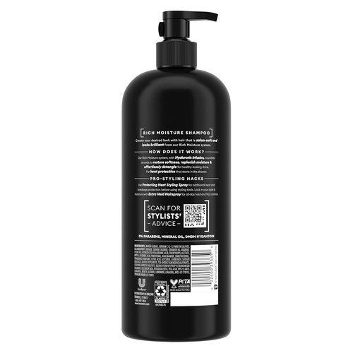TRESemmé Hydrating Shampoo - Rich Moisture Formula for Dry Hair | 28 Fl Oz with Pro Style Technology