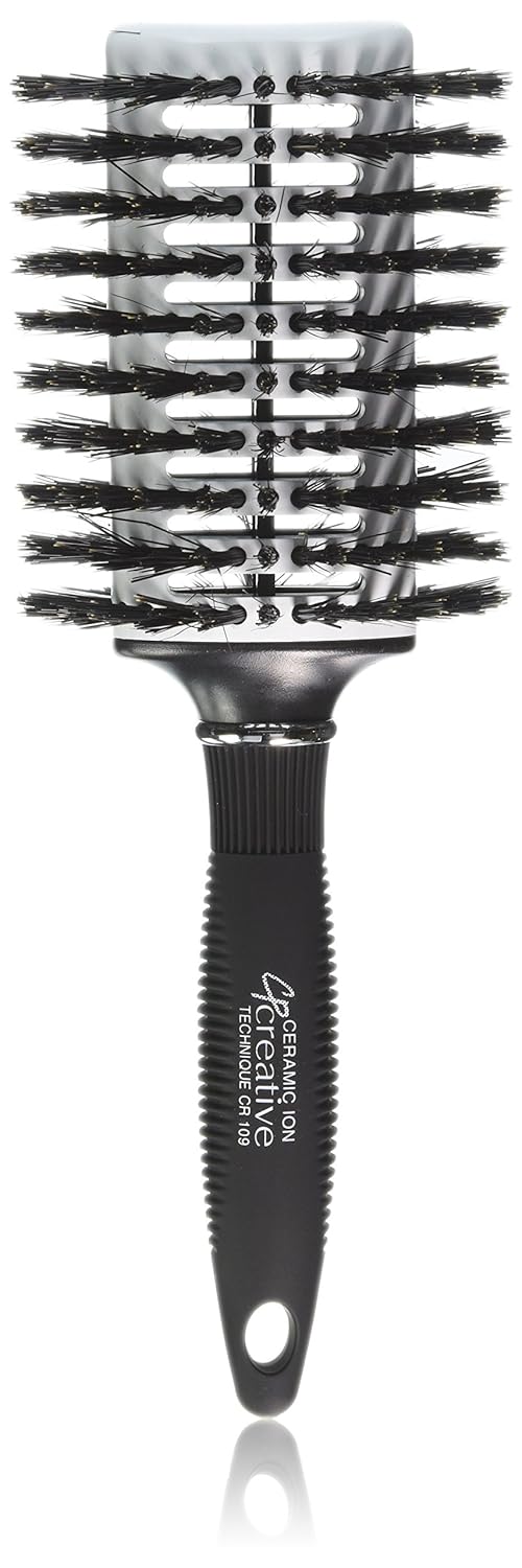 CR109 Bristle Hair Brush by Creative - Professional Styling Tool for All Hair Types