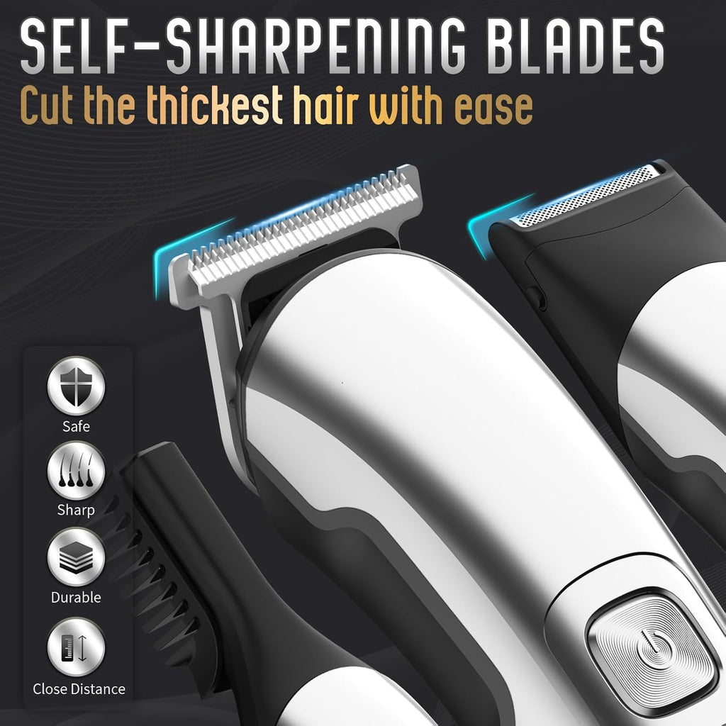 Ufree Beard Trimmer - Waterproof Electric Razor for Face, Body & Mustache | Cordless Grooming Kit