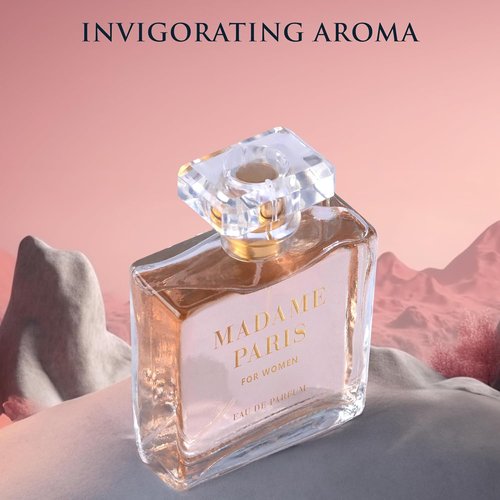 Madame Paris Eau De Parfum for Women - 3.4 Oz Delicate Floral Jasmine & May Rose | Cruelty-Free Fragrance