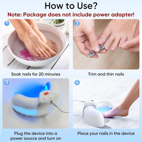 Skiennix Home Toenail Repair Treatment - Multi-Mode Solution for Toenails & Fingernails