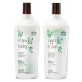 Bain de Terre Balancing Shampoo & Conditioner Set - Green Meadow | Restores Balance for Normal, Oily Hair | Paraben-Free | Color-Safe | 13.5 Fl Oz