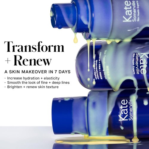 Kate Somerville Mega-A Skin Transforming Serum - Anti-Aging Formula with Hyaluronic Acid for Smooth Texture, 1 Fl. Oz