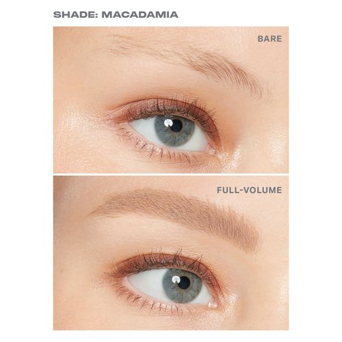 Morphe Brow Tease Eyebrow Gel Mousse - Volumizing Tint & Shape with Natural Bamboo Fibers - Macadamia (0.16 fl oz)