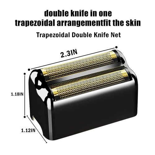 BaBylissPRO Replacement Foil & Cutter Head - Compatible with FXFS2 Electric Shaver | Black