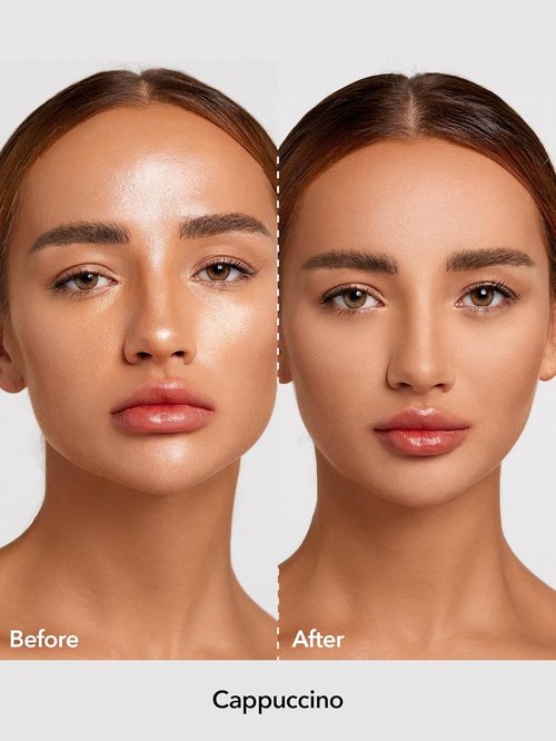 SheGlam Baked Glow Setting Powder - Oil Control Translucent Face Powder for Flawless Finish | Cappuccino