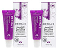 Derma E Stem Cell Lifting Eye Treatment - Firming & Tightening Under Eye Cream - Hydrating 0.5oz | Pack of 2