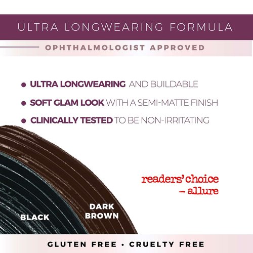 Blinc Amplified Tubing Mascara - Longwear Volume & Definition, Smudge-Proof, Sensitive Eyes Safe, Washable