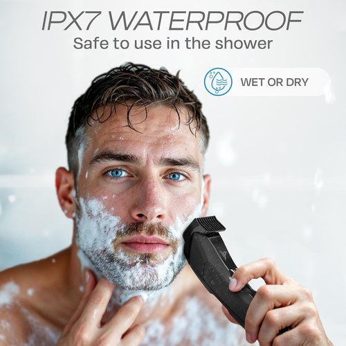 HUMMINGBIRD MK14 BeardMaster - Premium Cordless Beard Trimmer with 20 Length Settings & LED Display