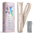 BYART Pubic Hair Bikini Trimmer for Women – Electric Razors for Private Area & Sensitive Skin, Cordless Rechargeable Lady Shaver for Intimate Grooming – Smooth, No-Irritation, IPX7 Waterproof