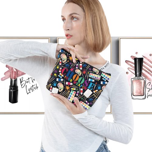 G2TUP Art Painting Artists Painter Gift Cosmetic Bag Paint Palette Brush Accessories Pouch for Art Teacher (Choose Weapon New)