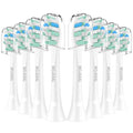 Replacement Brush Heads Compatible with Philips SoniCare Electric Toothbrushes, Dupont Bristles for Effective Cleaning, Snap-on System, 8 Pack, White