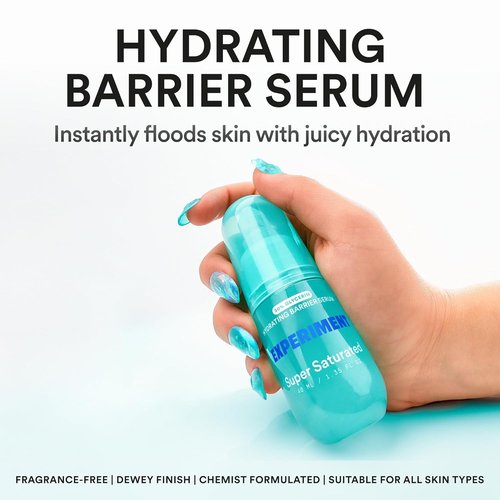 Experiment Super Saturated Ultra Hydrating Barrier Serum - 30% Glycerin & Polyglutamic Acid for Plump, Dewy Skin | 1.35 FL OZ