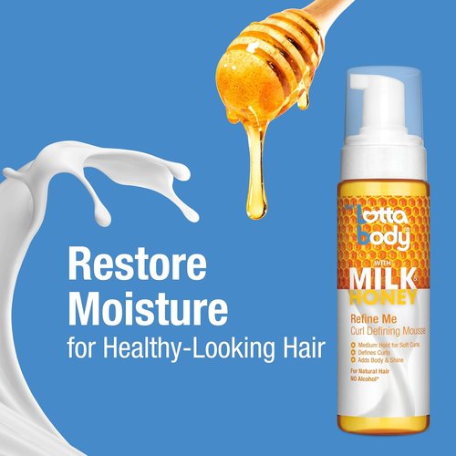 Lottabody Curl Defining Mousse - Lightweight, Moisture-Rich Frizz Control for Naturally Curly Hair | 7 oz