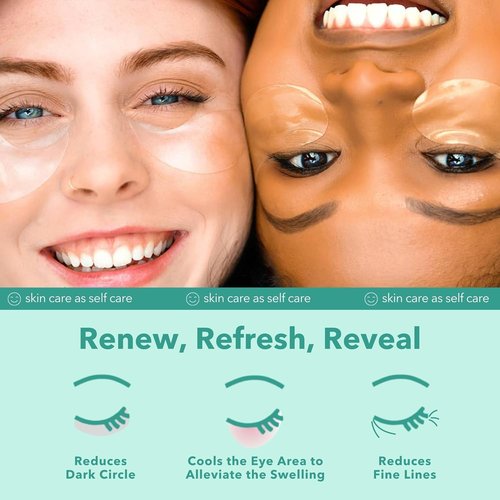 Patchology Under Eye Gel Patches - Soothing Natural Eye Masks for Dark Circles & Puffiness | 5 Pairs