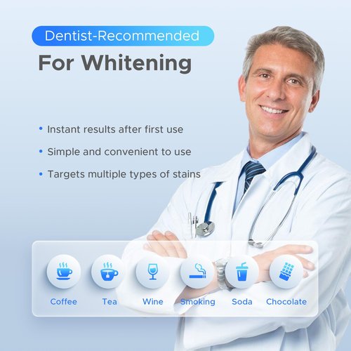 Luelli Teeth Whitening Kit with 35% Carbamide Peroxide - Teeth Whitener for Sensitive Teeth | Enamel Safe - 32 LED Lights - Wireless with Tray and Whitening Gel Pen for Home | Travel (Cool Mint)