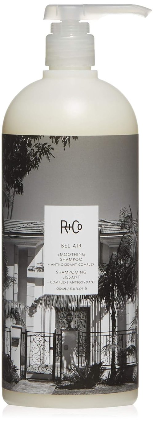 R+Co Bel Air Smoothing Shampoo - Anti-Oxidant Complex for Frizz-Free Hair | UV Protection & Hydration