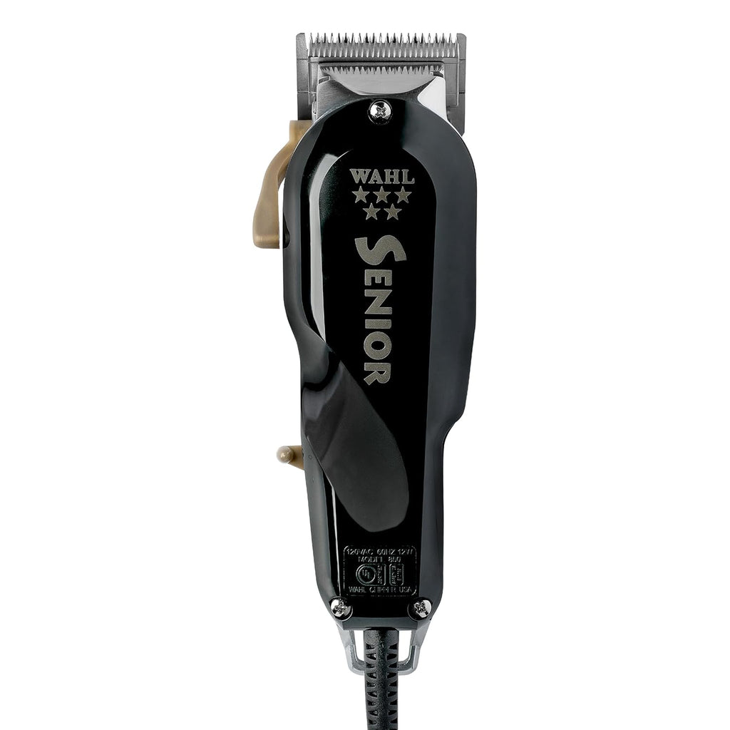Wahl Professional 5 Star Senior Clipper - V9000 Motor, Adjustable Taper Lever & 3 Cutting Guides
