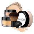 Skiennix Mineral Makeup Full Size Kit - Beige Shade | Matte Translucent Foundation, Kabuki Brush & SPF 30