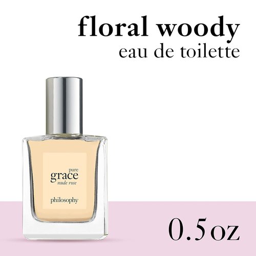 Philosophy Pure Grace Eau de Toilette - Crisp & Clean Women's Perfume - Water Lily & Musk Notes - Long-Lasting Fragrance