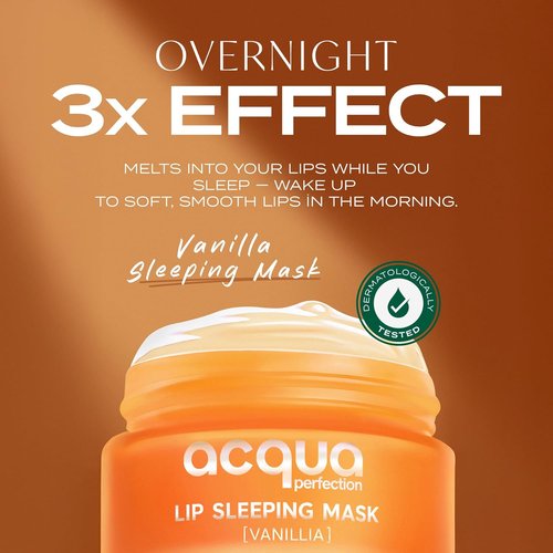 Skiennix Overnight Lip Sleeping Mask - Intense Moisture Treatment with Shea & Murumuru Butter - 8 Hour Hydration for Dry Cracked Lips