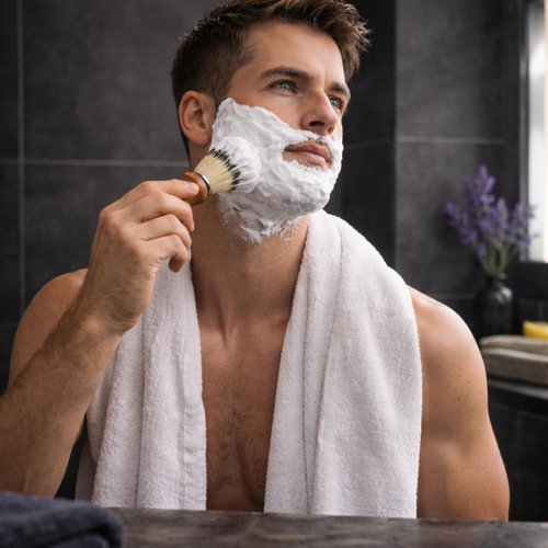 GENTS Men's Shaving Soap All Natural Enriched with Shea Butter and Glycerin, 3-Ounce Each, Variety Pack Pack of 5